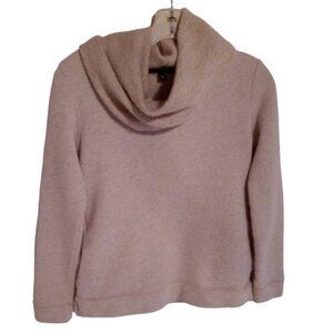J Crew cowl neck beige knit top sweatshirt sz XS